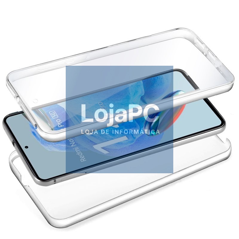 COOL 3D Silicone Case for Xiaomi Redmi Note 12 Pro 5G (Transparent Front + Back) — imagem 2