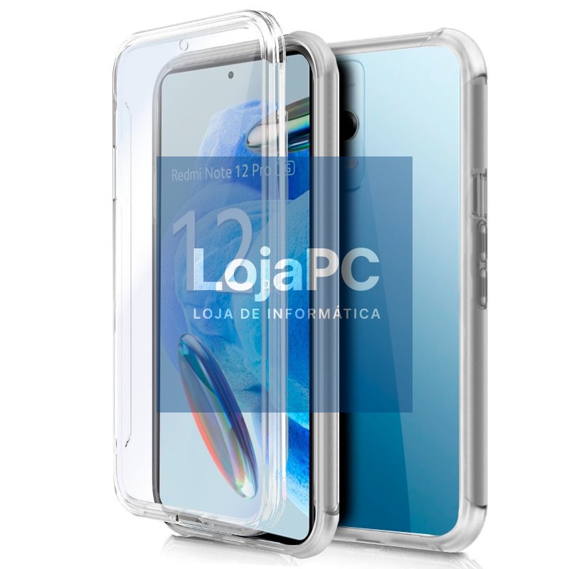 COOL 3D Silicone Case for Xiaomi Redmi Note 12 Pro 5G (Transparent Front + Back)