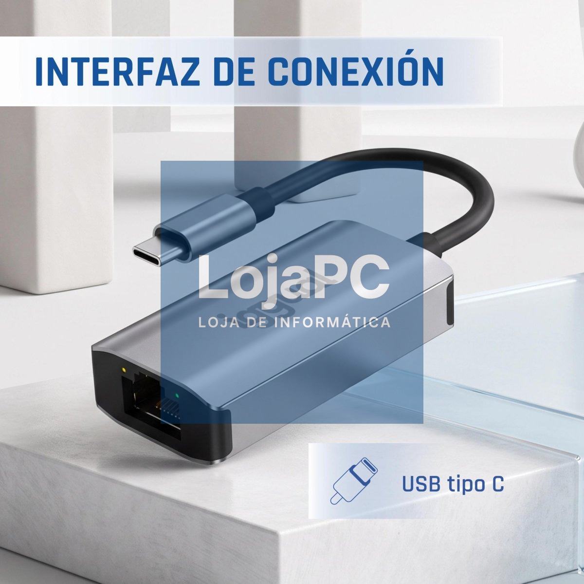 iggual Adaptador tipo C a RJ45 Gigabit 1000Mbps — imagem 5