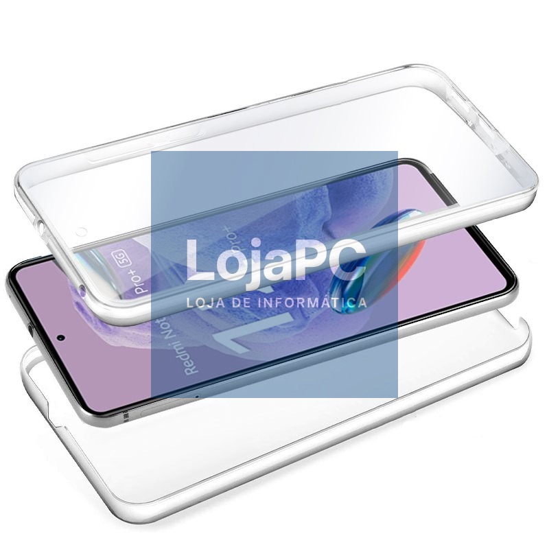 COOL 3D Silicone Case for Xiaomi Redmi Note 12 Pro Plus 5G (Transparent Front + Back) — imagem 2