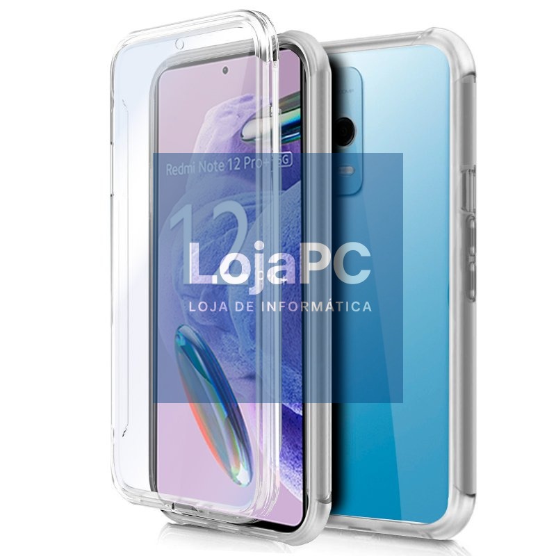 COOL 3D Silicone Case for Xiaomi Redmi Note 12 Pro Plus 5G (Transparent Front + Back)