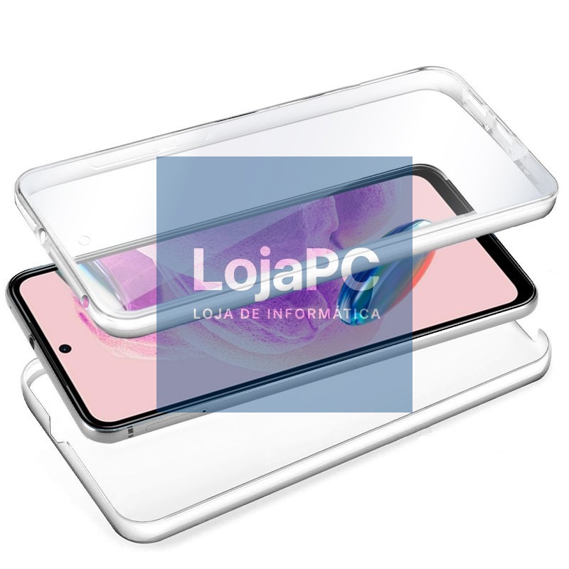 COOL 3D Silicone Case for Xiaomi Redmi Note 12S (Transparent Front + Back) — imagem 2