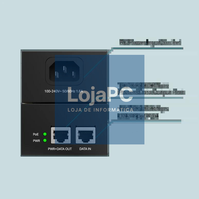 TP-Link PoE170S Inyector PoE++ h/60W — imagem 5