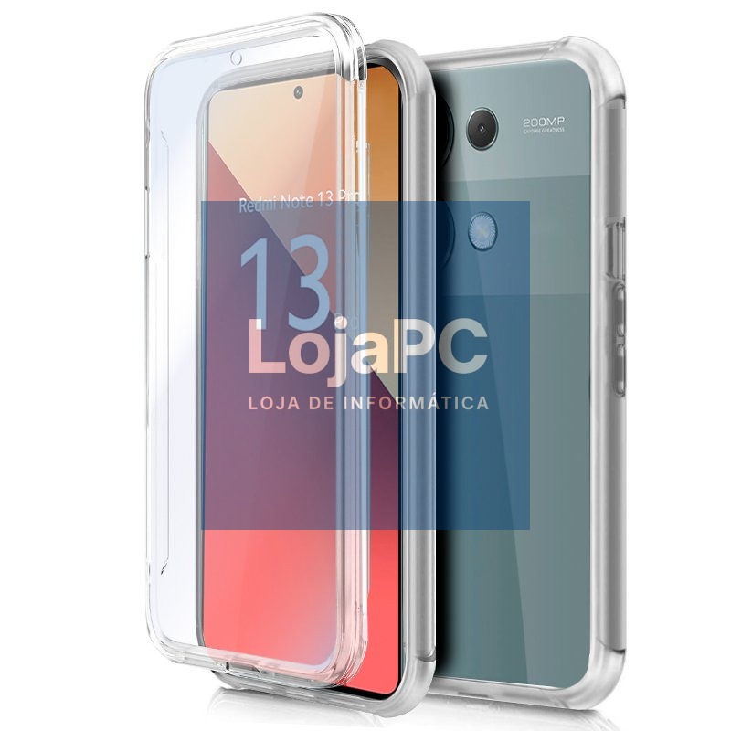 COOL 3D Silicone Case for Xiaomi Redmi Note 13 Pro / Note 14S / Poco M6 Pro (Transparent Front + Back)