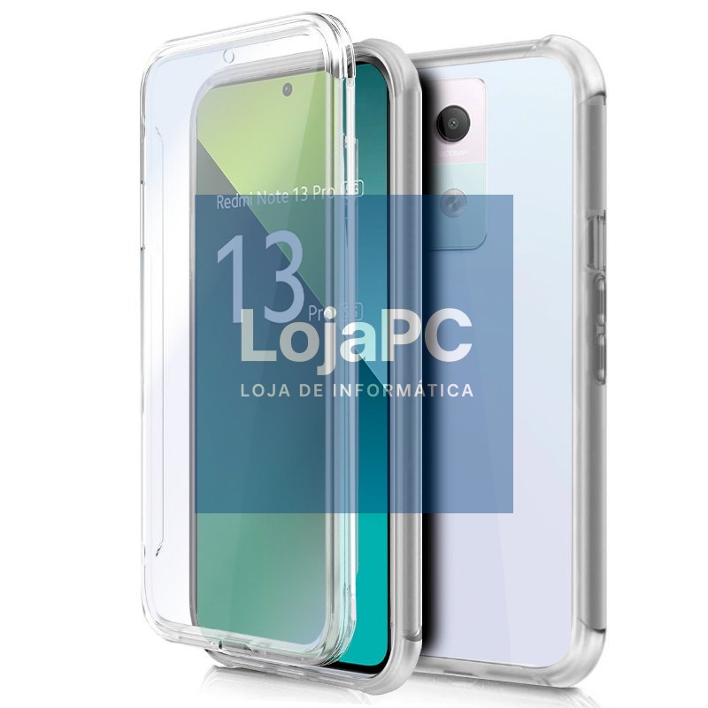 COOL 3D Silicone Case for Xiaomi Redmi Note 13 Pro 5G / Poco X6 5G (Transparent Front + Back)