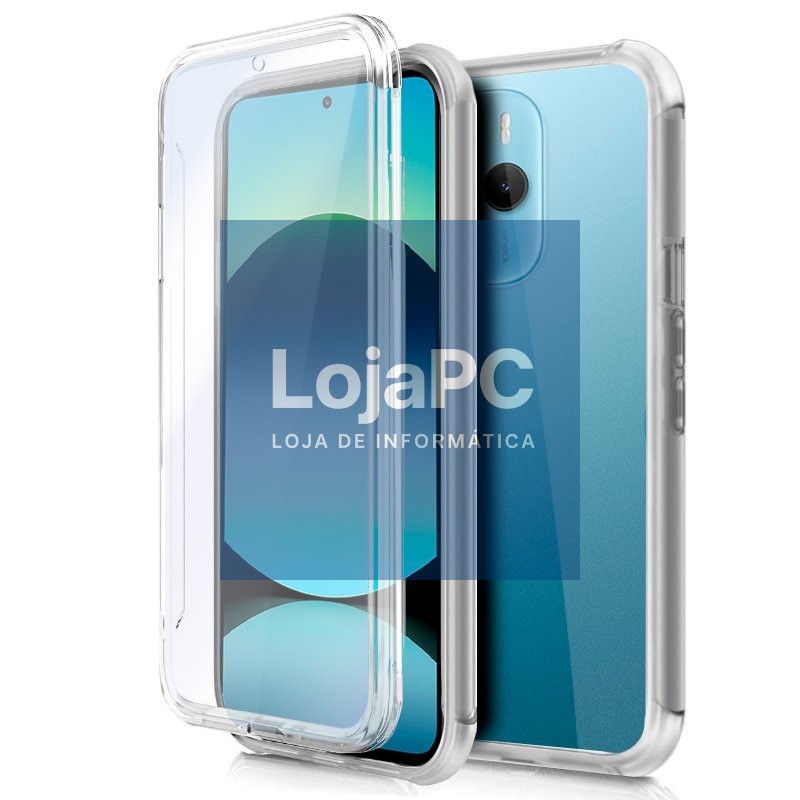 COOL 3D Silicone Case for Xiaomi Redmi Note 14 (Transparent Front + Back)