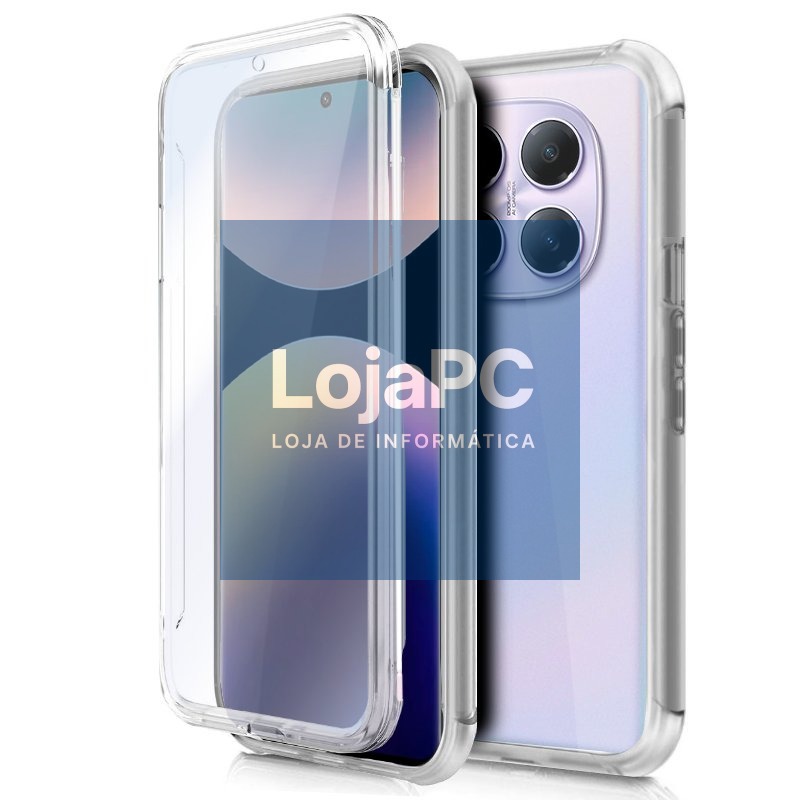 COOL 3D Silicone Case for Xiaomi Redmi Note 14 Pro (Transparent Front + Back)