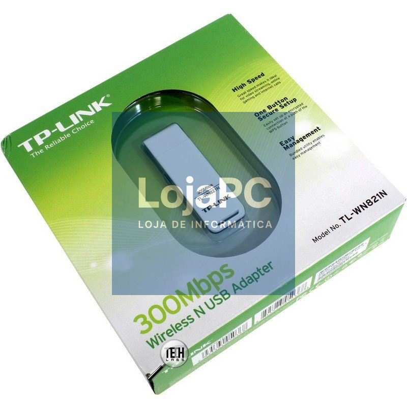 TP-LINK TL-WN821N Tarjeta Red WiFi N300 USB — imagem 5