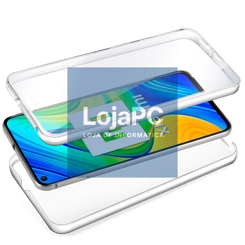 COOL 3D Silicone Case for Xiaomi Redmi Note 9 (Transparent Front + Back) — imagem 2