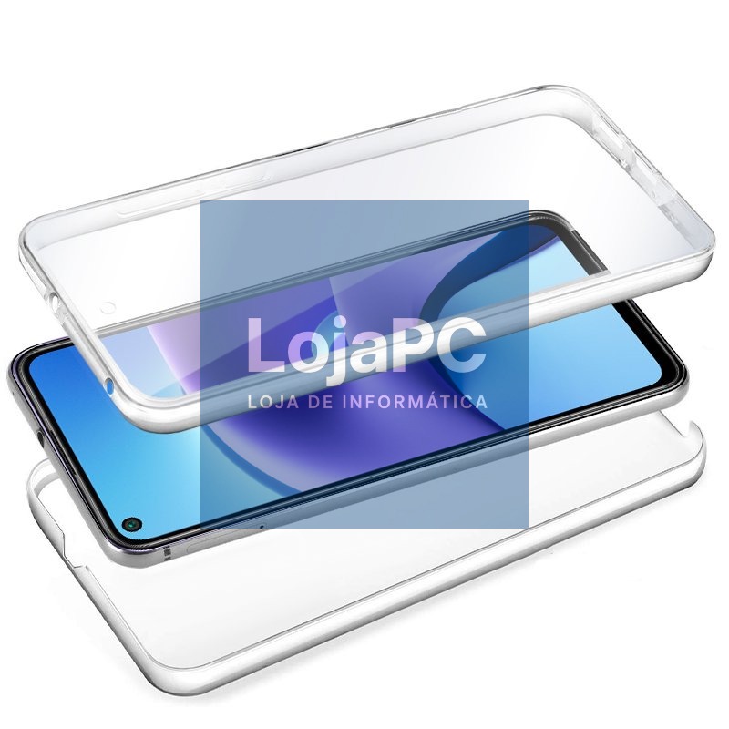 COOL 3D Silicone Case for Xiaomi Redmi Note 9T (Transparent Front + Back) — imagem 2