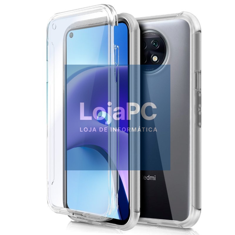 COOL 3D Silicone Case for Xiaomi Redmi Note 9T (Transparent Front + Back)