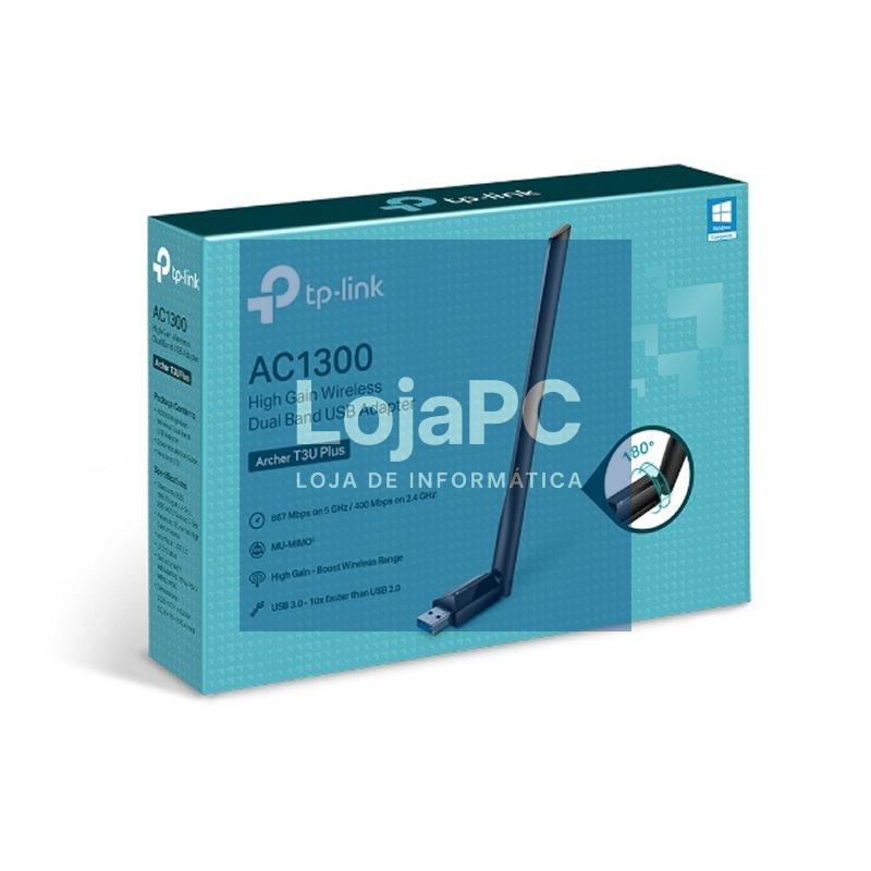 TP-Link Archer T3U Plus Adaptador USB WiFi AC1300 — imagem 5