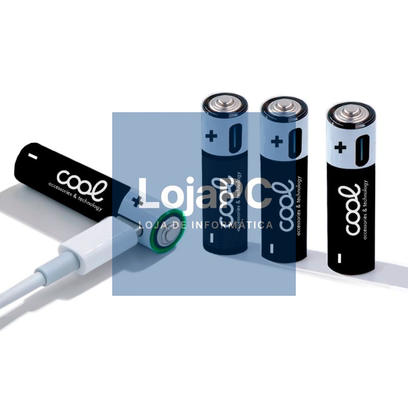 COOL AA LR6 Rechargeable Alkaline Batteries (Pack of 4) — imagem 2