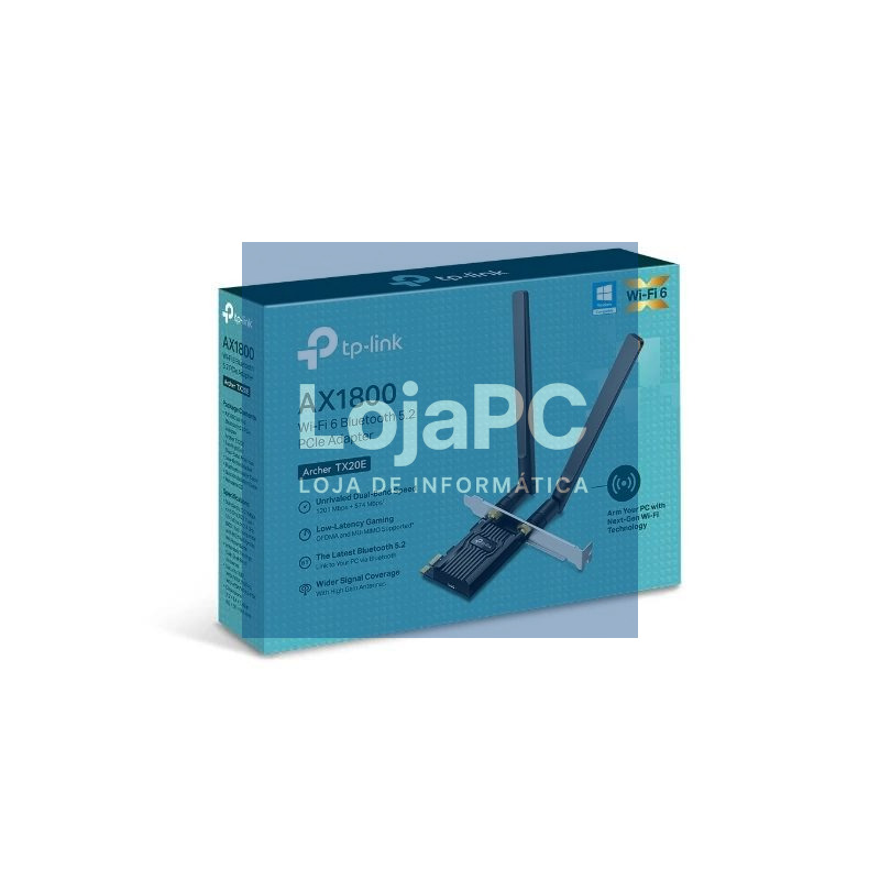 TP-Link Archer TX20E Adaptador PCIe WiFi6 AX1800 — imagem 3