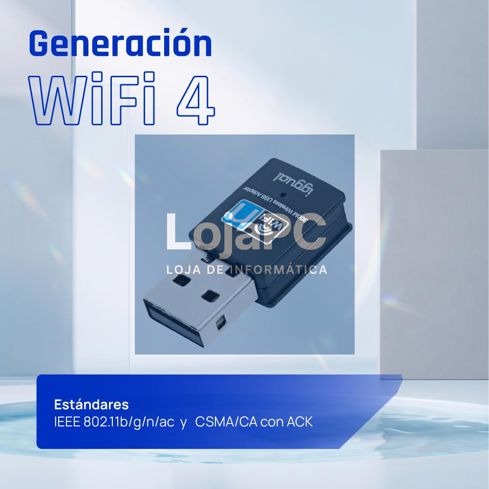 iggual Adaptador USB Wifi 300 Mbps mono 2.4GHz — imagem 5