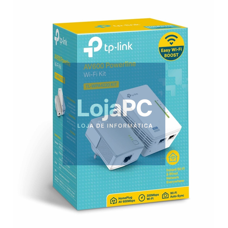 TP-LINK TL-WPA4220 KIT Powerline Extensor AV600 — imagem 3