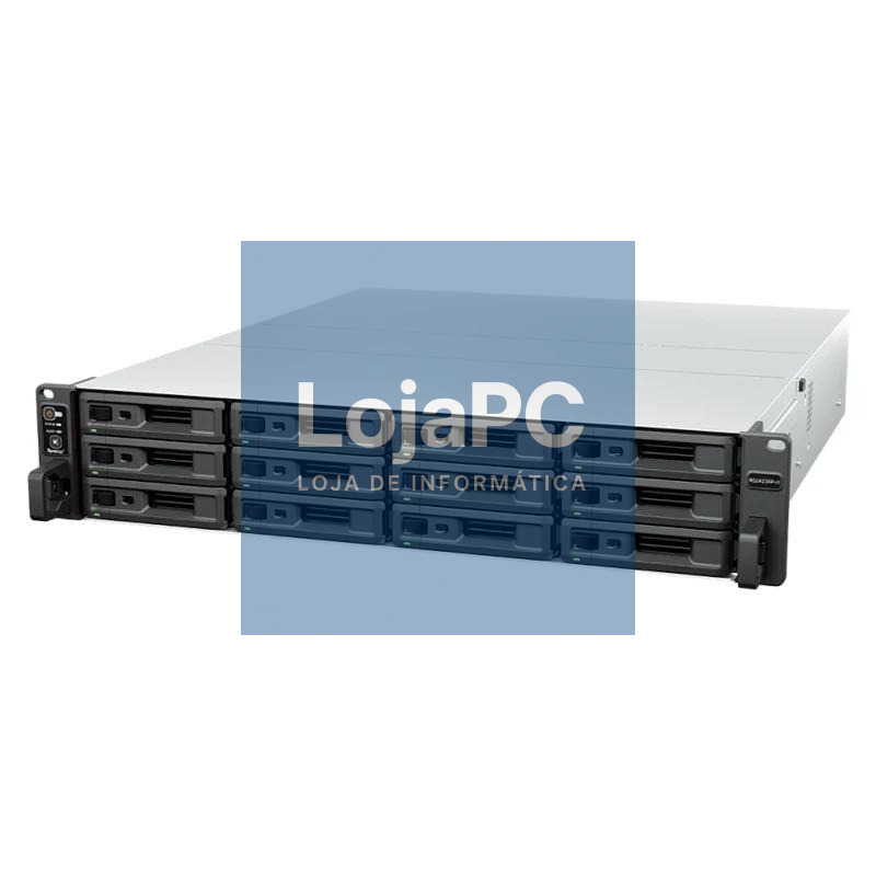 Synology RS2423RP+II NAS 12Bay RackStation 2xGbE — imagem 2