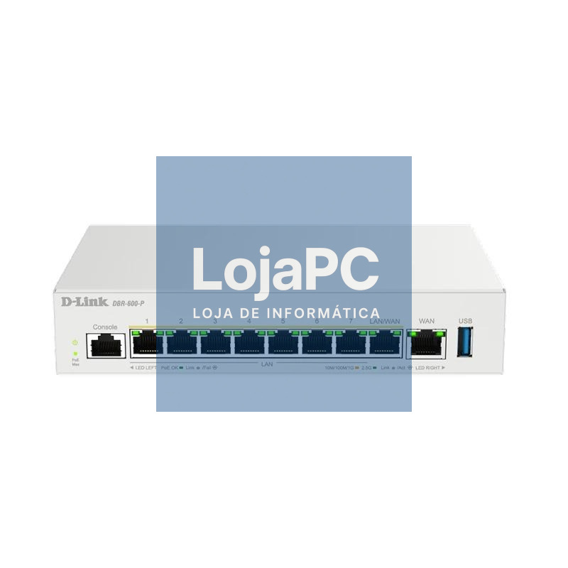 D-Link DBR-600-P Router PoE 9x2.5G 120W