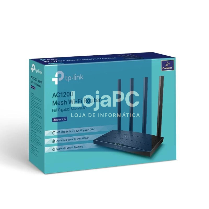 TP-Link Archer C6 Router WiFi AC1200 5xGb Dual — imagem 3