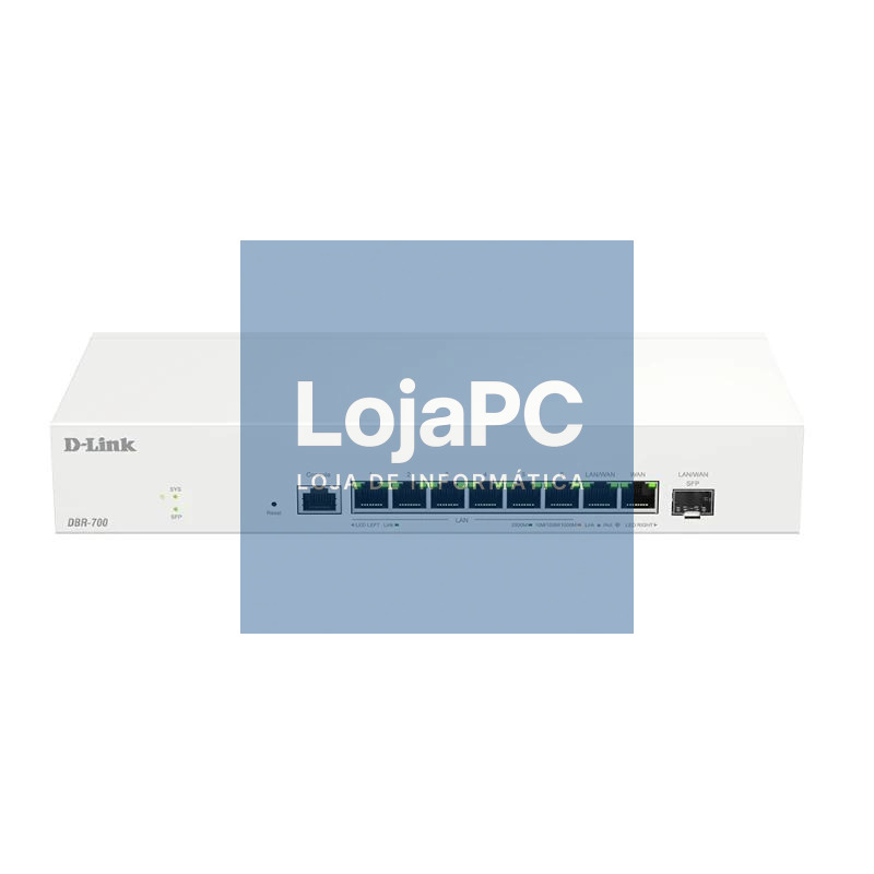 D-Link DBR-700 Router 7x2.5G 1X2.5 WAN 1x2.5 SFP