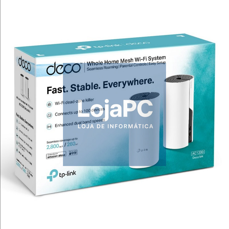 TP-Link Deco M4(2-Pack) AP AC1200 WiFi Mesh 2xGbE — imagem 5