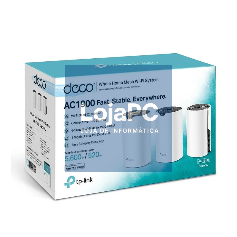 TP-Link Deco S7(3-Pack) AP AC1900 WiFi Mesh — imagem 5