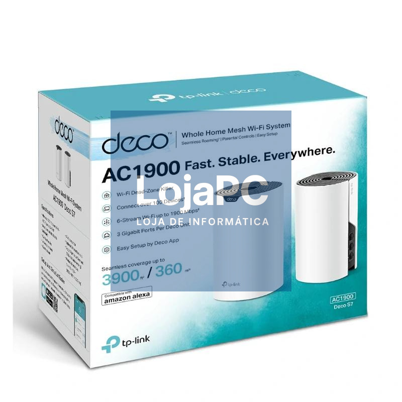 TP-Link Deco S7(2-Pack) AP AC1900 WiFi Mesh — imagem 5