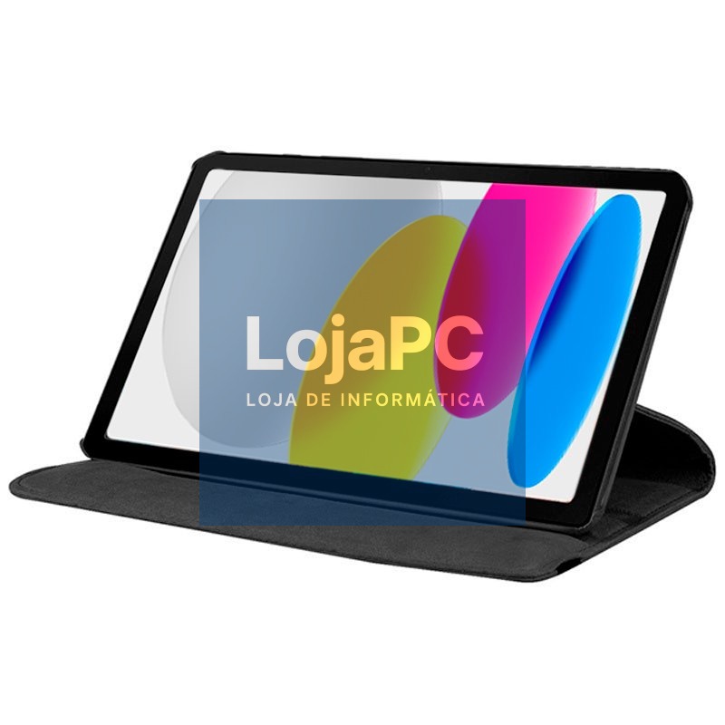 COOL Case for iPad (2022 / 2024) 10.9 (10 Gen.) / 11 2025 (A16) / 12 2026 Black Leatherette — imagem 2