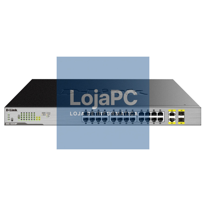 D-Link DGS-1026MP Switch 24xGB PoE+ 2xSFP
