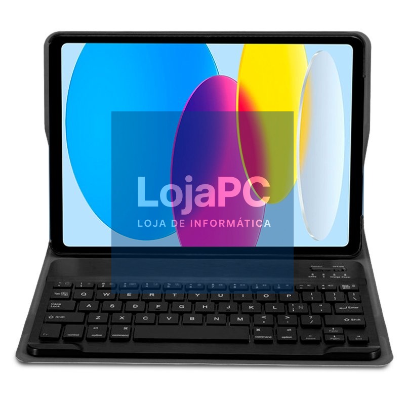 COOL Case for iPad (2022 / 2024) 10.9 (10 Gen.) / 11 2025 (A16) / 12 2026 Bluetooth Keyboard Black — imagem 2