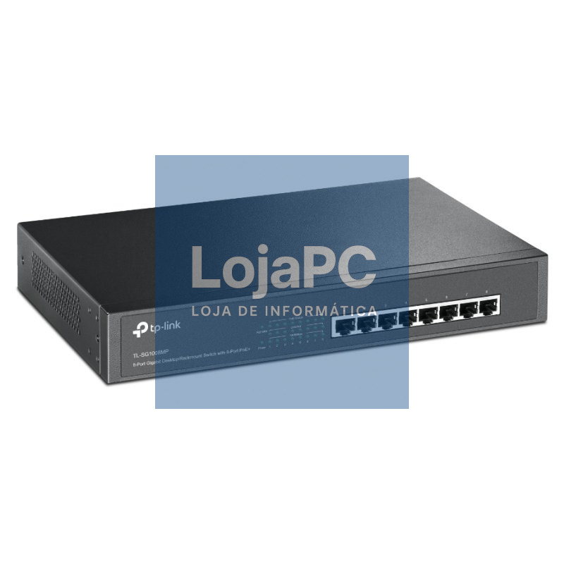 TP-LINK TL-SG1008MP Switch 8xGB PoE+ — imagem 2