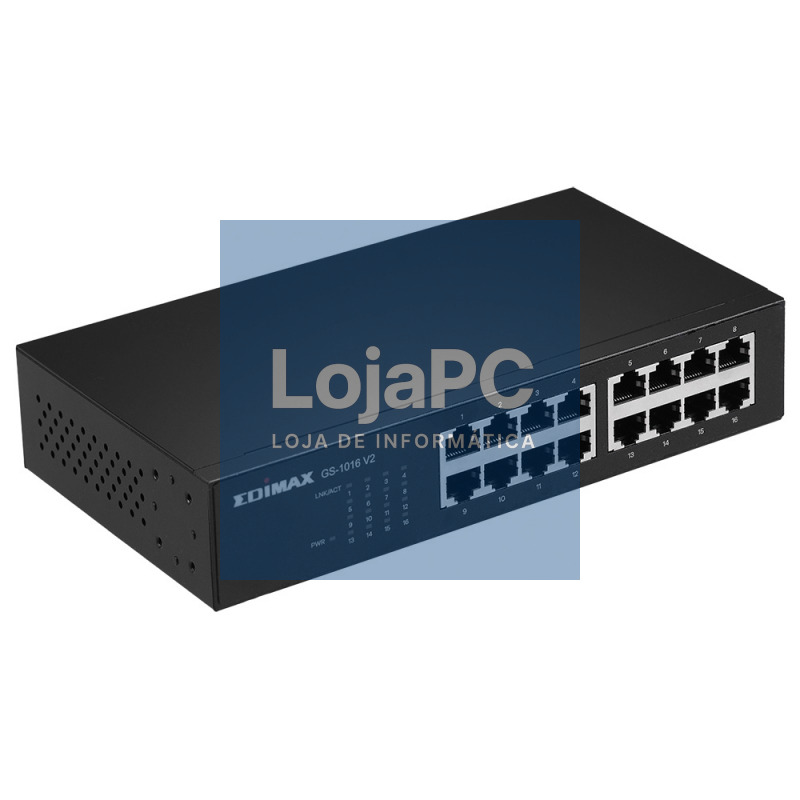 Edimax GS-1016 V2 16-Port GbE Switch Desk/Rack — imagem 3