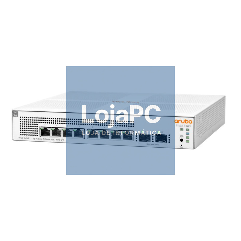 HPE NW IOn 1930 8xGbE PoE 2SFP 124W Switch — imagem 3
