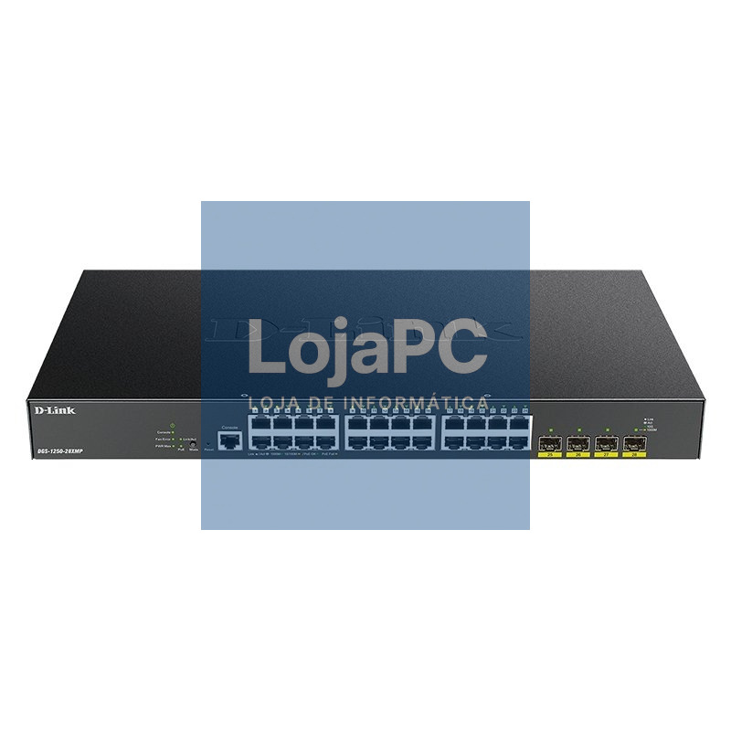 D-Link DGS-1250-28XMP/E Switch 24xGb PoE 4x10Gb