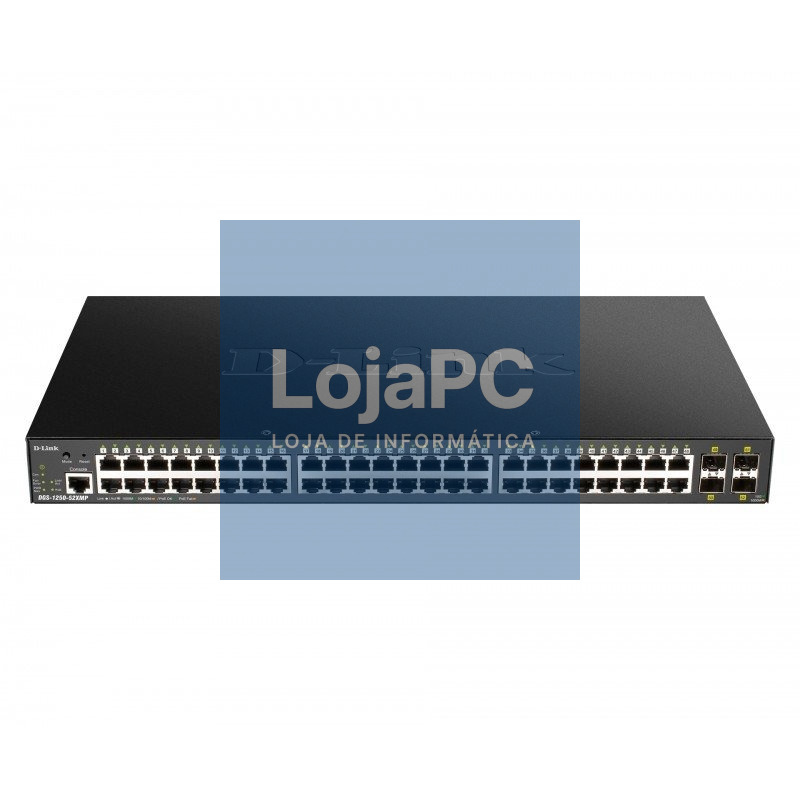 D-Link DGS-1250-52XMP/E Switch 48xG PoE+4x10G SFP+