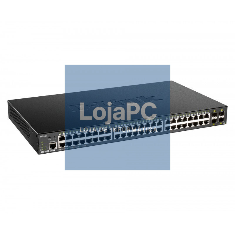 D-Link DGS-1250-52XMP/E Switch 48xG PoE+4x10G SFP+ — imagem 2