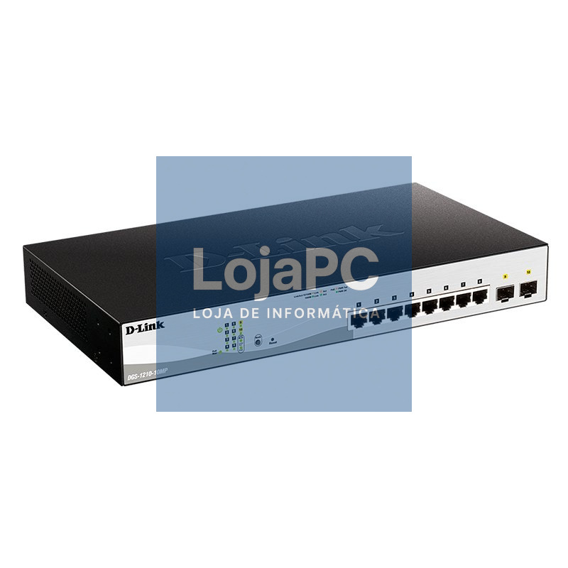 D-Link DGS-1210-10MP/E Switch 10Gb PoE+ 2xSFP 130W — imagem 2