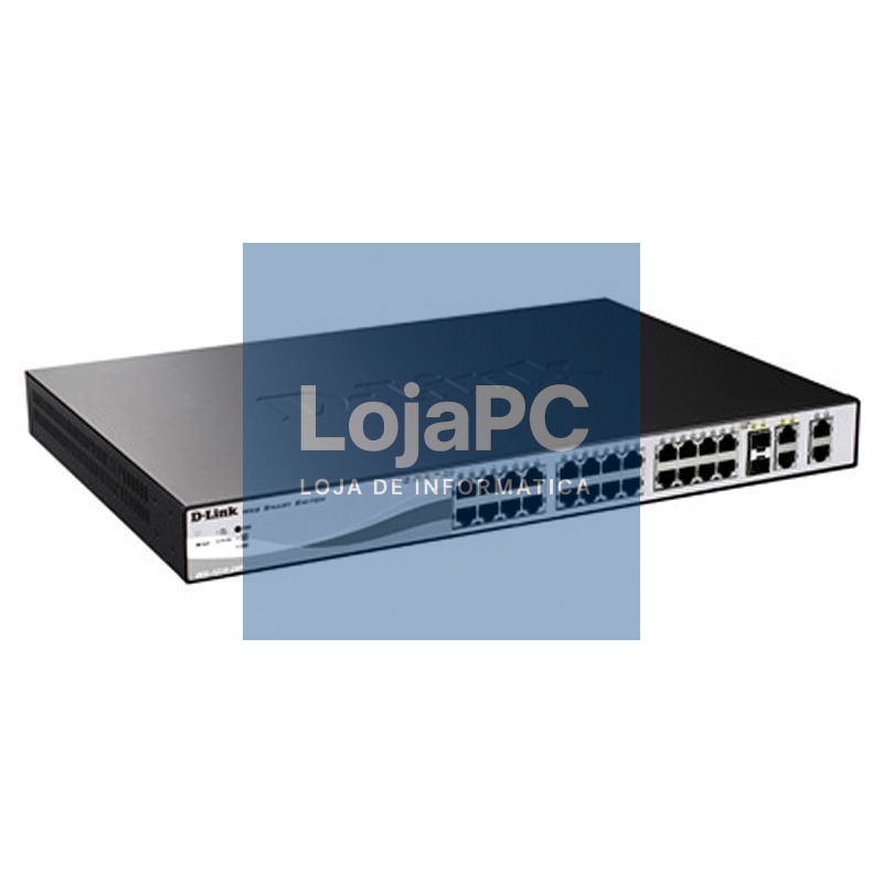 D-Link DGS-1210-28P/E Switch 24xGb PoE 4xSFP Combo