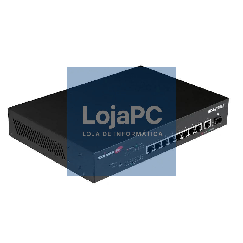 Edimax GS-5210PLG Switch 10xGbE LR PoE+ (1xSFP) — imagem 2