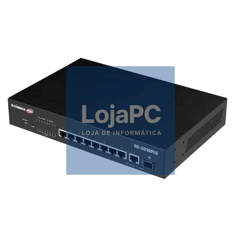 Edimax GS-5210PLG Switch 10xGbE LR PoE+ (1xSFP) — imagem 3