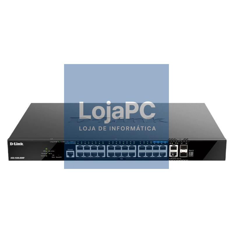 D-Link DGS-1520-28MP/E Switch 20xGbE PoE 2x10 SFP+