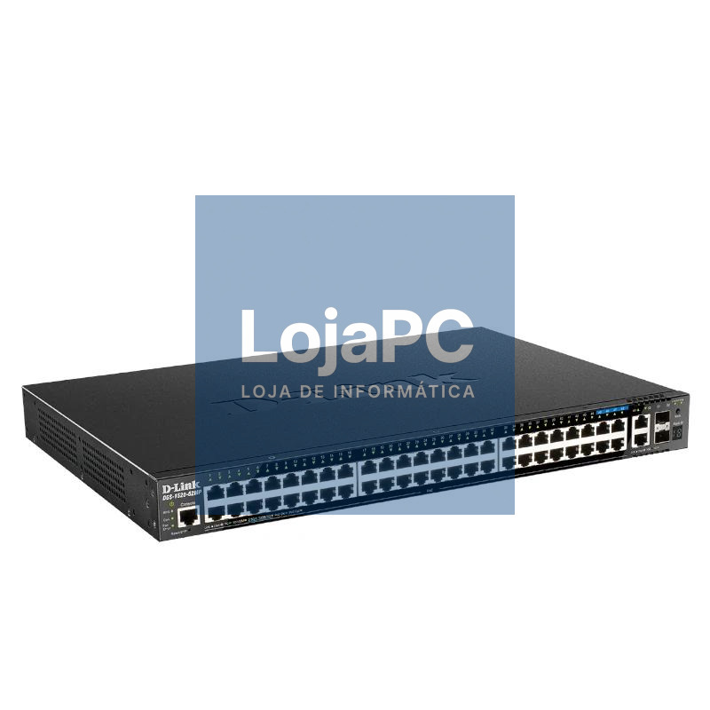 D-Link DGS-1520-52MP/E Switch 44xGbE PoE 2x10 SFP+ — imagem 2
