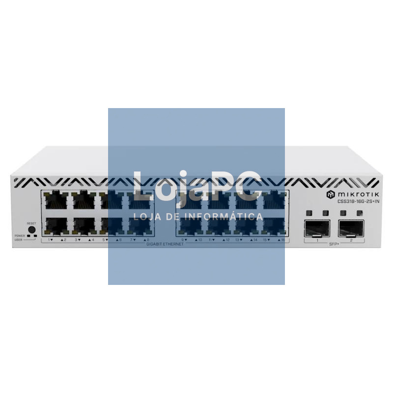 MikroTik CSS318-16G-2S+IN Switch 16xGbE 2xSFP+ — imagem 3