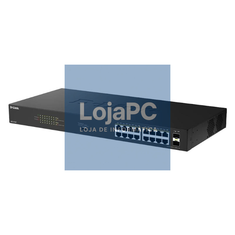 D-Link DGS-1018P/E Switch 16xGbE PoE+ 2xSFP — imagem 3