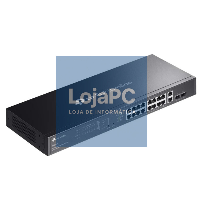 TP-Link ES220GMP Switch 16xG PoE+ 2xG 2xSFP 250W — imagem 3