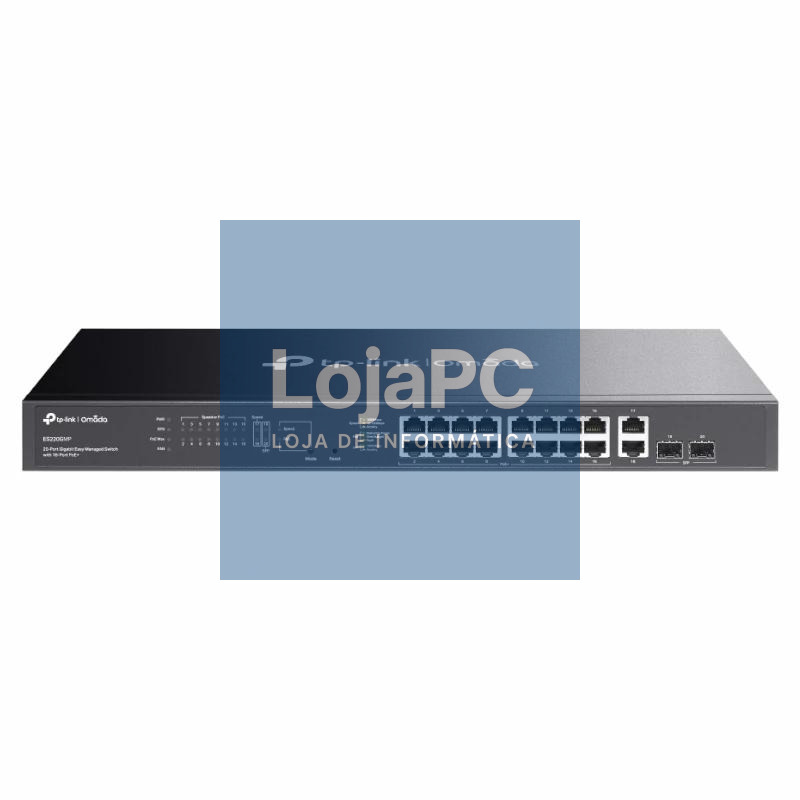 TP-Link ES220GMP Switch 16xG PoE+ 2xG 2xSFP 250W