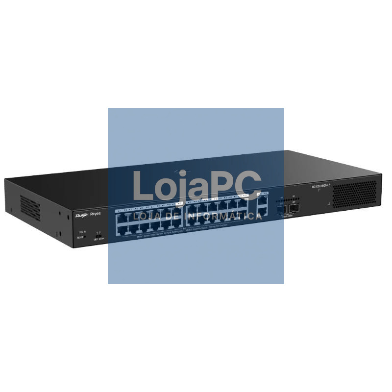 Reyee ES228GS-LP Switch 26xGbE (24 PoE) 250W 2xSFP — imagem 3