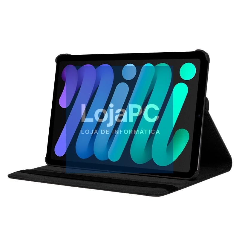 COOL Case for iPad Mini 6 (2021) / Mini 7 (2024) Black Leatherette — imagem 2