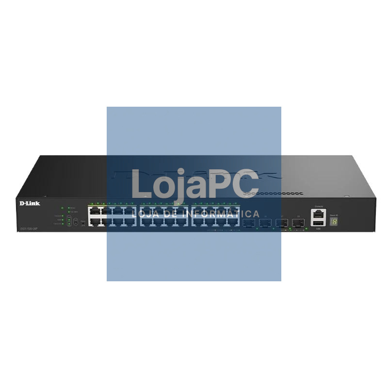 D-Link DGS-1530-28P/E Switch 24xGB PoE 4xSFP+ 370W