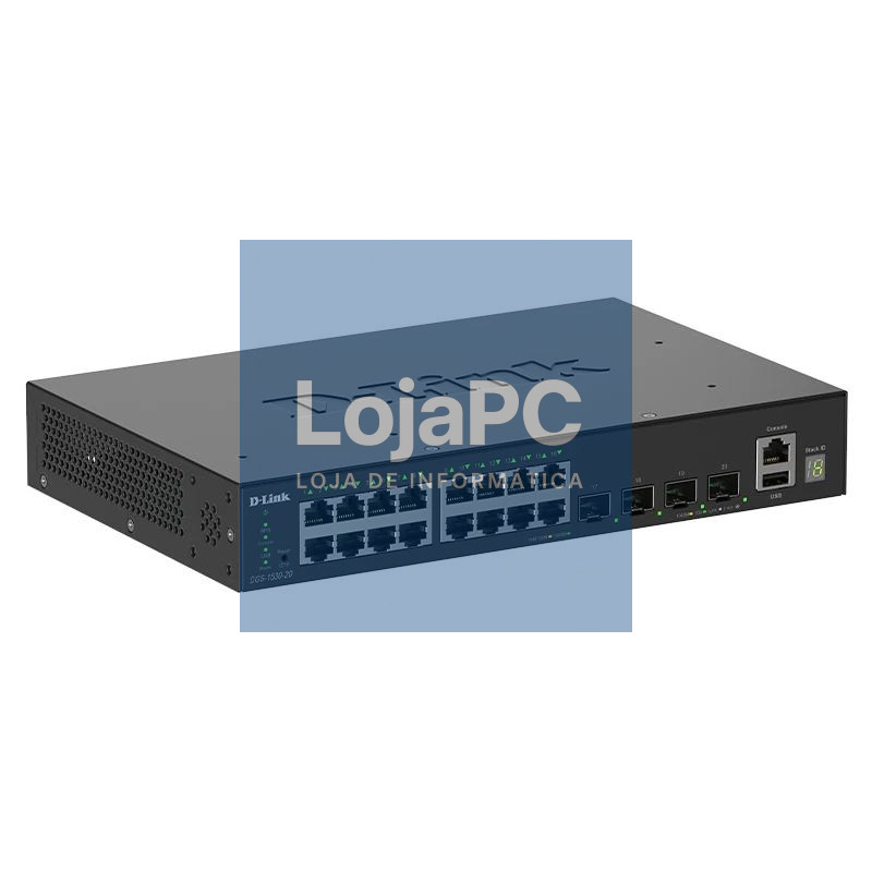 D-Link DGS-1530-20/E Switch 16xGb 4x10G SFP+ — imagem 3
